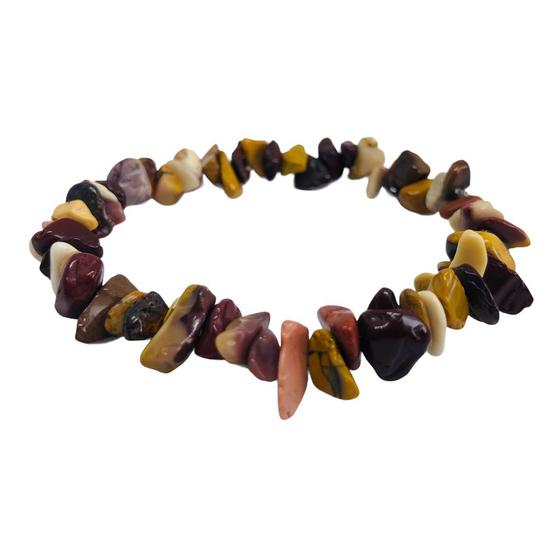 Imagem de Pulseira De Pedra Natural Jaspe Mookaite - Estabilidade