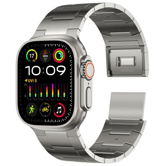 Imagem de Pulseira de relógio ACESTAR Full Titanium 49 mm para Apple Watch