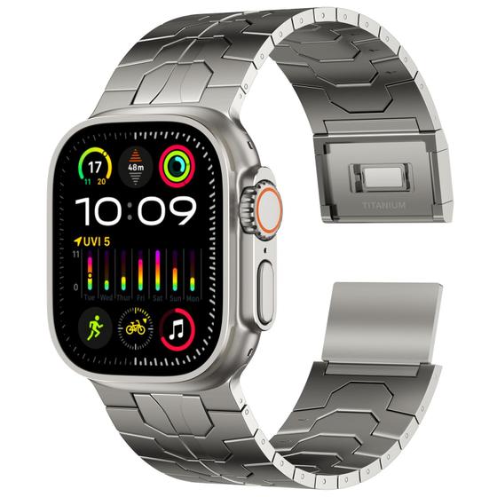 Imagem de Pulseira de relógio ACESTAR Full Titanium 49 mm para Apple Watch