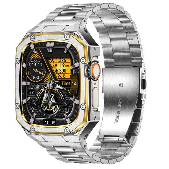 Imagem de Pulseira de Relógio BAITEYOU em Aço Inoxidável para Apple Watch