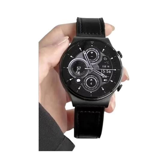 Imagem de Pulseira De Relógio De Couro Magnética De 22 Mm Para Huawei Xiaomi Samsung Galaxy Watch 3 45 46 Mm