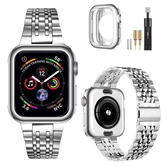 Imagem de Pulseira de relógio MioHHR compatível com Apple Watch Series 10 46 mm