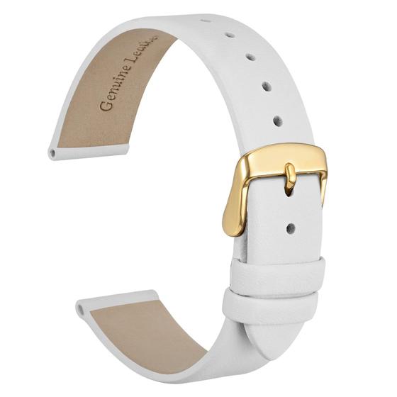 Imagem de Pulseira de Relógio WOCCI Elegant - Couro Genuíno 14mm