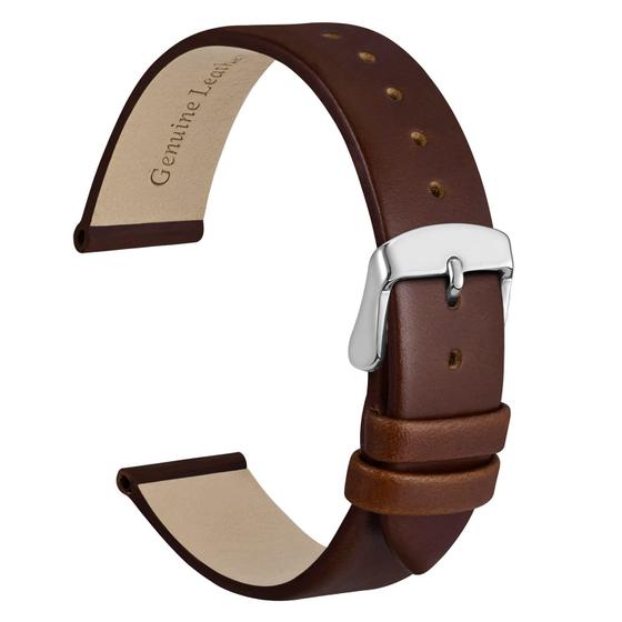Imagem de Pulseira de Relógio WOCCI Elegant - Couro Genuíno 8mm
