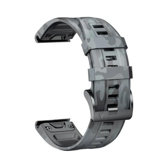 Imagem de Pulseira de Silicone Camuflada QuickFit 22mm/26mm para Garmin Fenix 6X/7X Pro