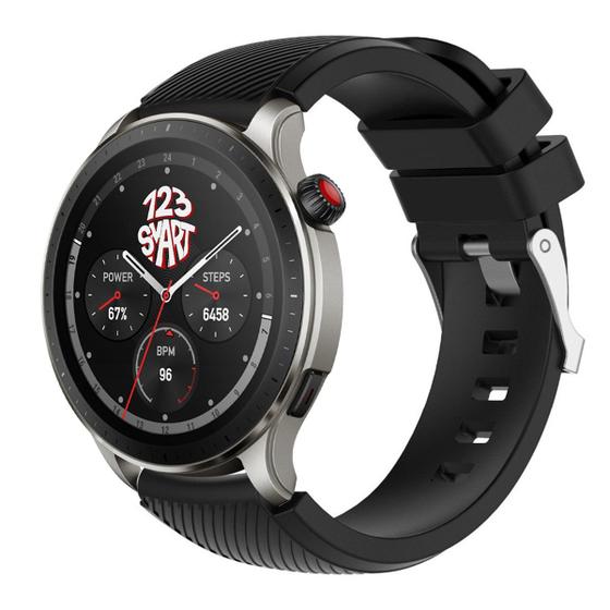 Imagem de Pulseira de Silicone Compativel com GTR4 GTR 4 A2166 / GTR3 A1971 / GTR 3 Pro A2040 / GTR 2 A1952