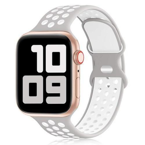 Imagem de Pulseira de Silicone Esportiva Para Apple Watch - Cinza