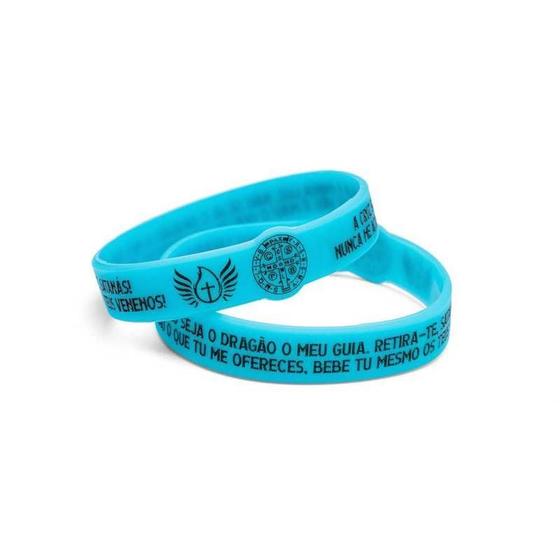 Imagem de Pulseira de Silicone Fluorescente de São Bento