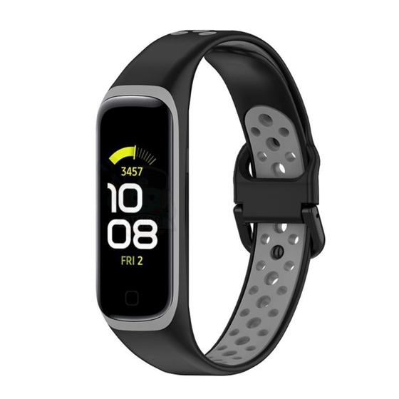 Imagem de Pulseira De Silicone Furadinha Para Galaxy Fit 2 Sm-r220