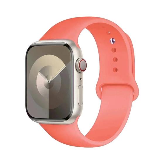 Imagem de Pulseira de Silicone para Apple Watch - 38mm, 40mm, 41mm, 44mm, 45mm e 49mm (Series 3, 4, 5, 6, 7, 8, SE, Ultra)