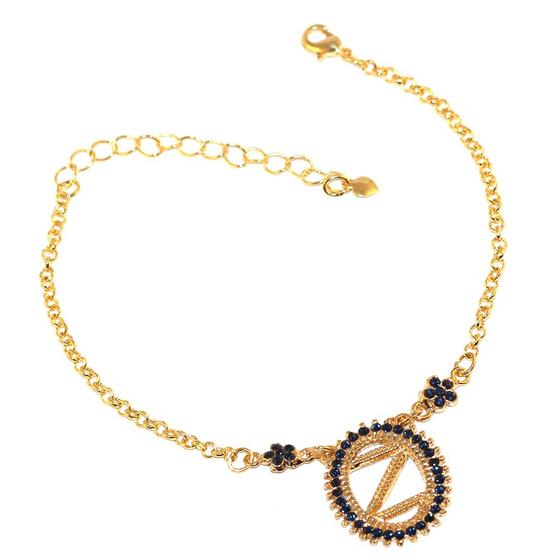 Imagem de Pulseira Delicada Lembrancinha Madrinhas Folheado Ouro 18k