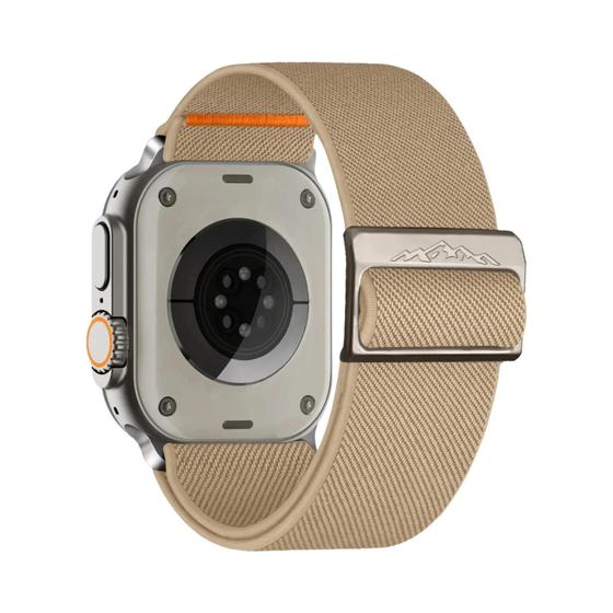 Imagem de Pulseira Elástica Trançada de Nylon para Apple Watch Ultra 49mm - Compatível com Séries 6, SE, 5 e 4