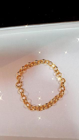 Imagem de Pulseira elo Português em Ouro 18k 750