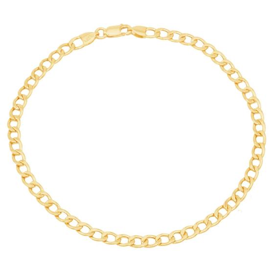 Imagem de Pulseira em Ouro 18K Elos Grumet 21CM - AU12394