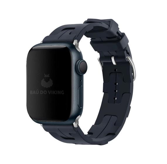 Imagem de Pulseira Fecho Single Tour Silicone Compatível com Apple Watch