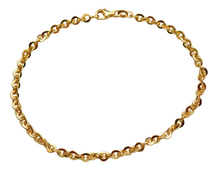 Imagem de Pulseira Feminina Bailarina 3,20mm Ouro 18k