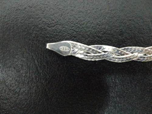 Pulseira Feminina De 3 Fios Italiana Em Prata 925 Menor preço em Pulseira Feminina De 3 Fios Italiana Em Prata 925