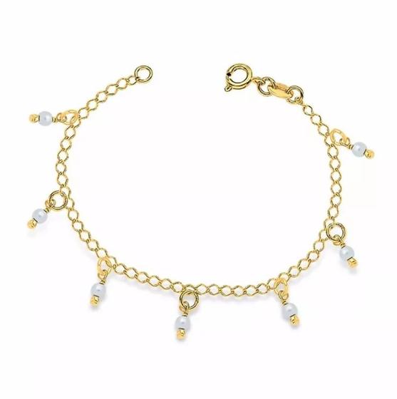 Imagem de Pulseira Figa Figuinha Delicado Folheado Ouro 18k