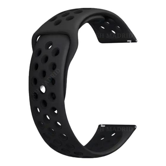 Imagem de Pulseira Furadinha De Silicone Compatível Amazfit Bip Lite A1915 U S P70 P80 20mm