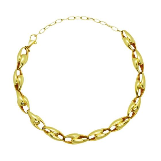 Imagem de Pulseira Gotas Vadas 22,5Cm Em Ouro 18K