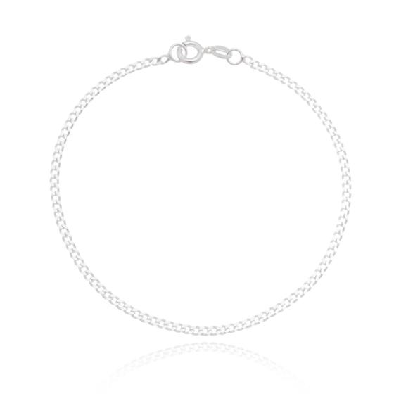 Imagem de Pulseira Grumet 2mm Masculina Prata 925