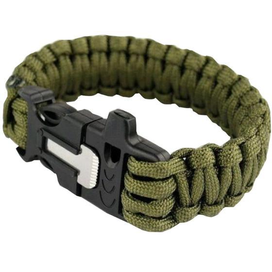 Imagem de Pulseira Guepardo AF0401 - Paracord 550, Pederneira e Apito