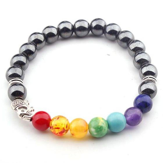 Imagem de Pulseira Hematita Pedras Naturais 7 chakras SALE SALE