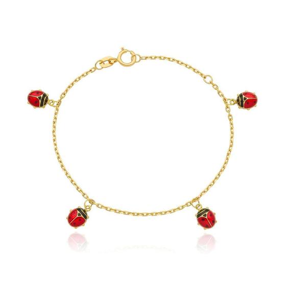 Imagem de Pulseira Infantil em Ouro Amarelo - 14CM Monte Carlo