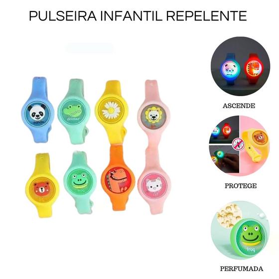 Imagem de Pulseira infantil repelente de mosquito