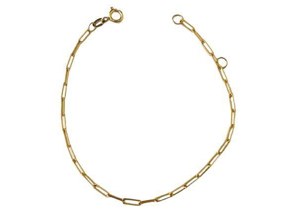 Imagem de Pulseira Infantil Tijolinho Ouro 18K - 1.13