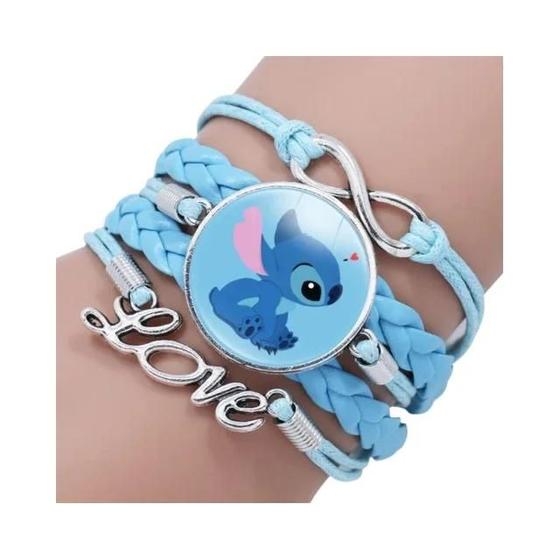 Imagem de Pulseira Kawaii Anime Lilo & Stitch - Brinquedo para Crianças - Presente de Natal