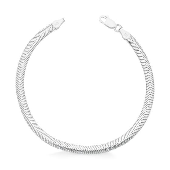 Imagem de Pulseira Lacraia 4mm Prata 925