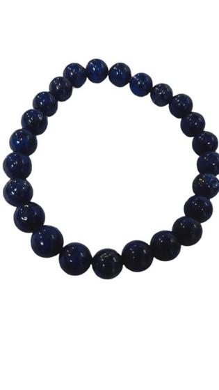 Imagem de Pulseira Lápis Lazuli 8mm - Pedras Naturais - 16cm