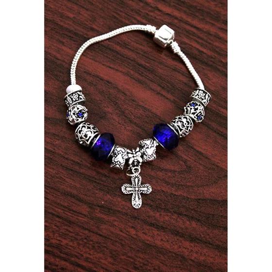 Imagem de Pulseira Life com Berloques azul