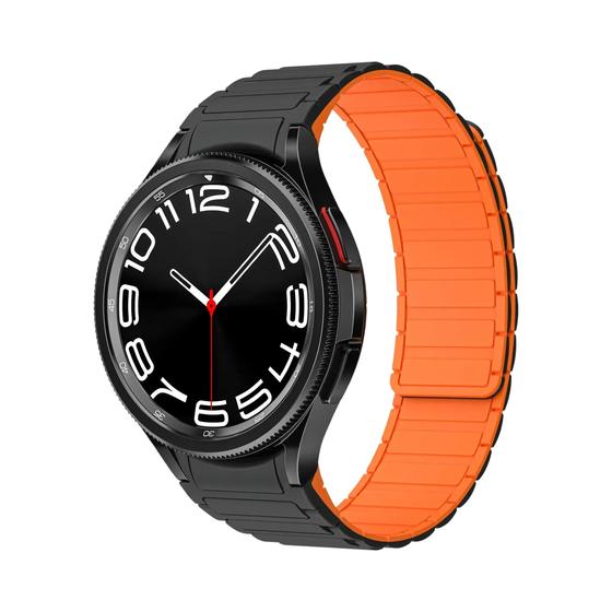 Imagem de Pulseira Magnética de Silicone para Samsung Galaxy Watch 6/5/4/5 Pro (40mm, 43mm, 44mm, 47mm)