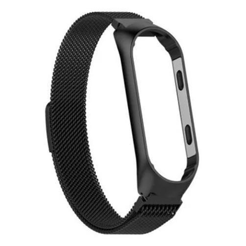 Imagem de Pulseira Magnética Metal Aço Mi Band 3-4 Pronta