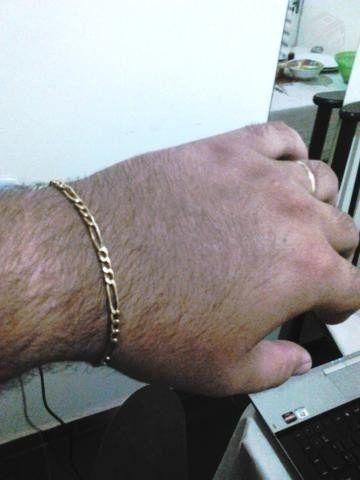 Imagem de Pulseira Masculina 3 Em 1 Em Ouro 18k - 750 2 Gramas