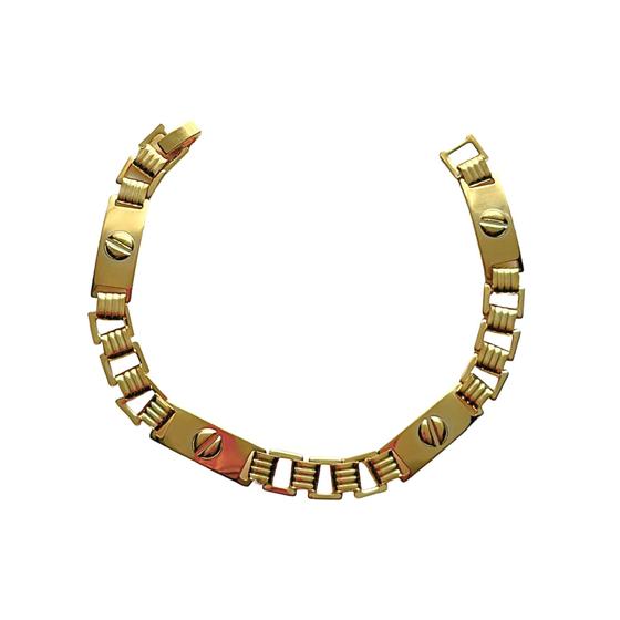 Imagem de Pulseira Masculina - Banhada em Ouro 18k