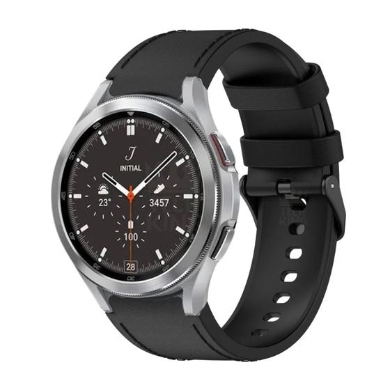 Pulseira material sintético silicone para Watch4 42mm SM-R880 ...
