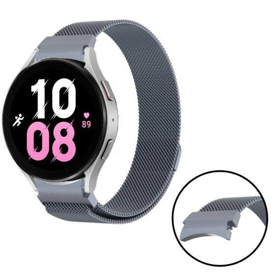 Imagem de Pulseira Metalica Curvada Samsung Galaxy Watch5 40mm / 44mm