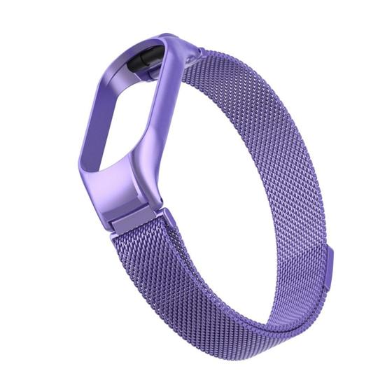 Imagem de Pulseira Milanesa Compatível Com Xiaomi Mi Band 3 / 4