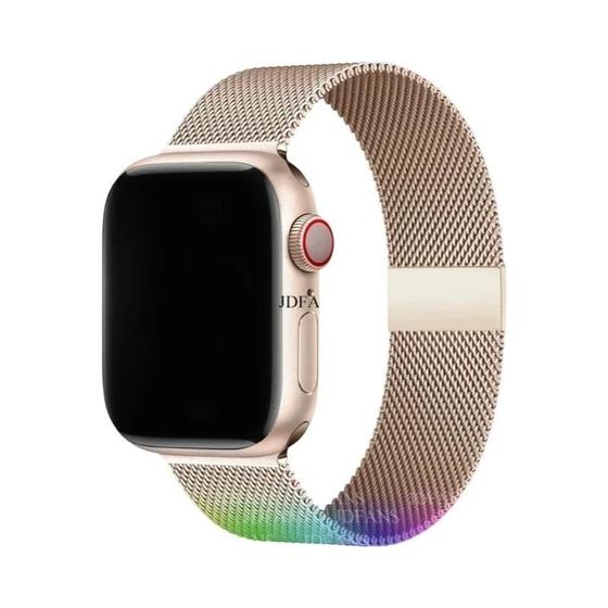 Imagem de Pulseira Milanesa de Metal para Apple Watch (49mm, 45mm, 44mm, 41mm, 40mm) - Série Ultra e Outros