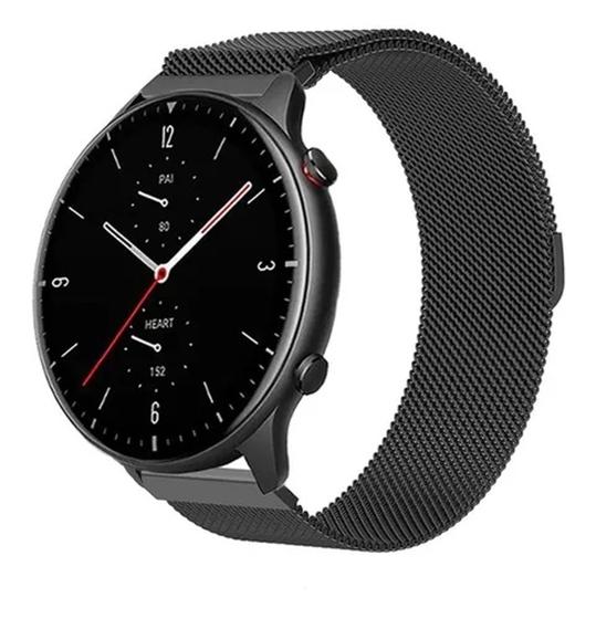 Imagem de Pulseira Milanese Para Amazfit Gtr 2 / Gtr 2e - Cor Preto