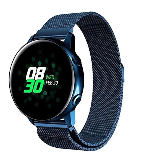 Imagem de Pulseira Milanese Para Galaxy Active r500 e Active 2 40mm/44mm - Azul