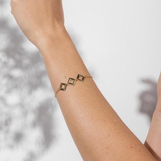 Imagem de Pulseira Minimalista Geométrica