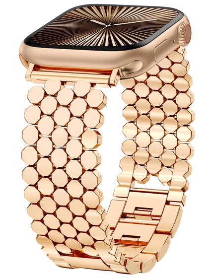 Imagem de Pulseira Minyee Compatível com Apple Watch 38/40/41/42/44/45/46/49mm