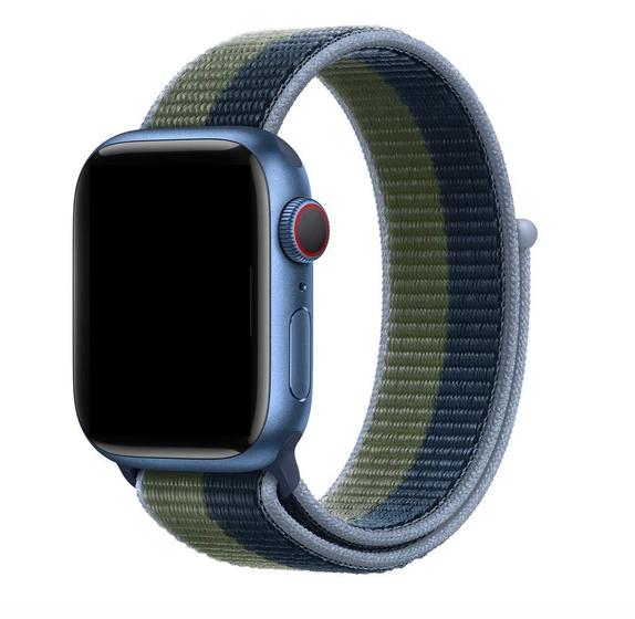 Imagem de Pulseira Nylon Sport Loop para Watch 38/41/40mm - abyss blue green / Jetech