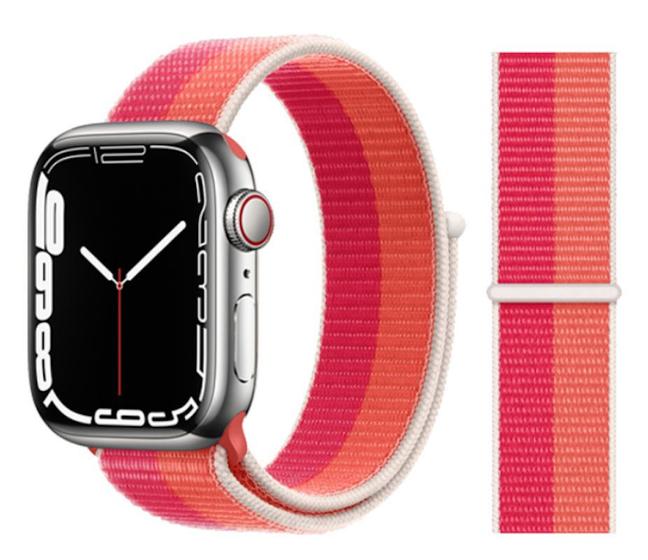 Imagem de Pulseira Nylon Sport Loop Para Watch 42/44/45mm - Nectarine Peony / Jetech