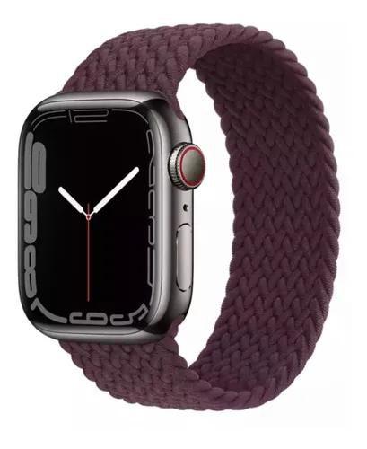 Pulseira Nylon Trançado Loop Para Apple Watch 42/44/45MM Menor preço em Pulseira Nylon Trançado Loop Para Apple Watch 42/44/45MM