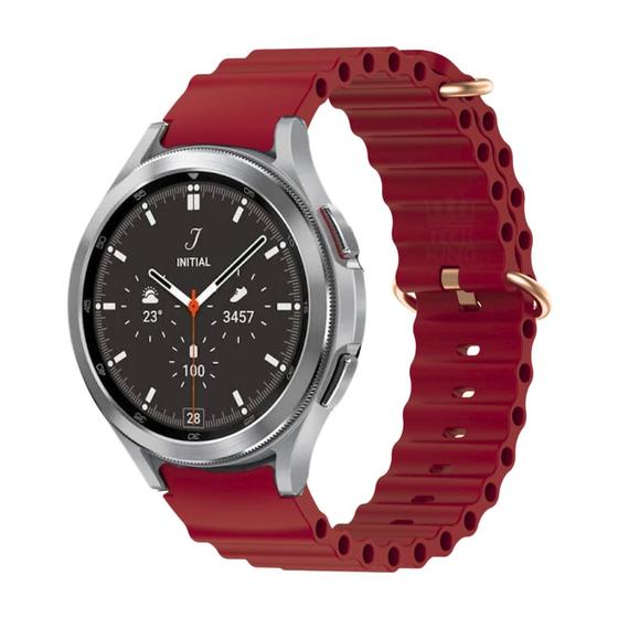 Imagem de Pulseira Ondulada Com Encaixe Curvo Para Galaxy Watch4 42mm